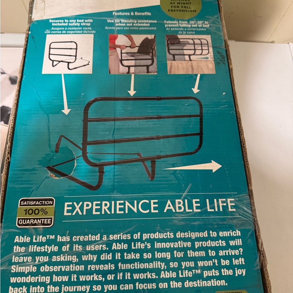 Bedside extend a rail